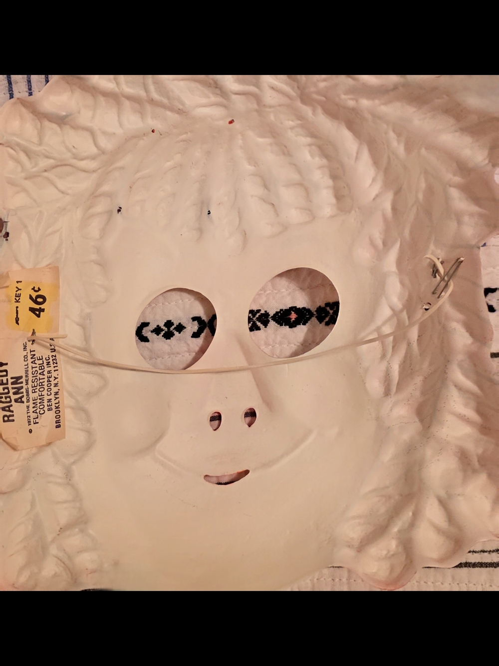 Kids Red Rag Doll Costume Mask - Unbranded - Picture 7 of 11